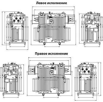 Фото чертежа ТМЗ 6300/6/0,4 Фото чертежа ТМЗ 6300/6/0,4